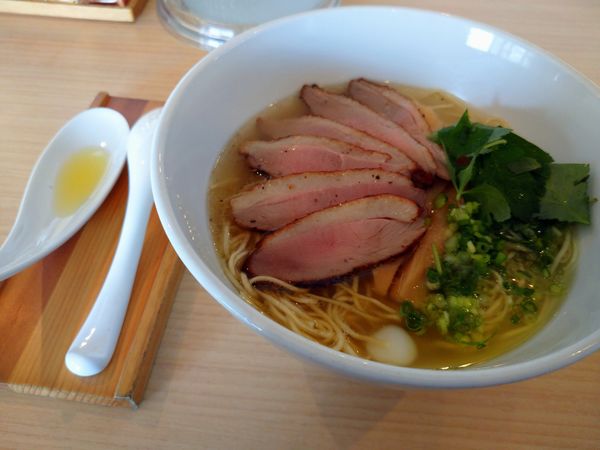 「鴨そば(塩)」@支那そば まるこうの写真