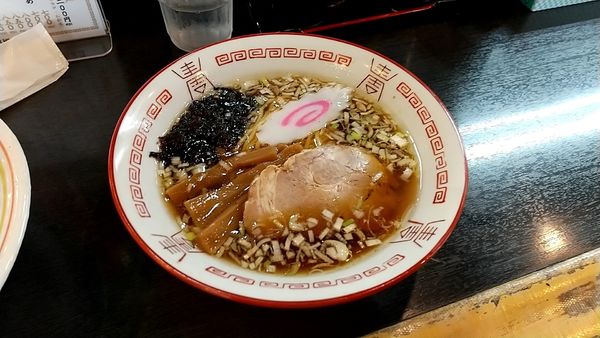 「中華そば（ハーフ）（チャーハンとのセットで1,000円）」@中華飯店 百年の写真