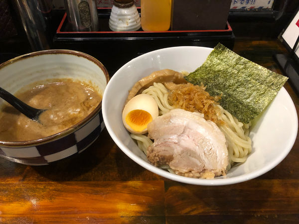 「濃魚つけ麺　醤油」@オリオン食堂の写真