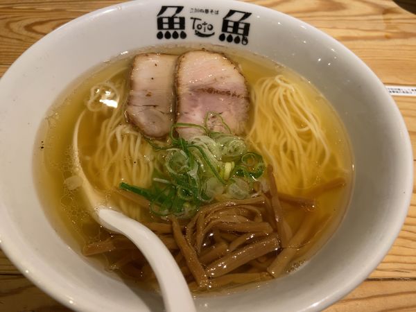 「極細中華そば　塩」@立川中華そば とと ホンテンの写真