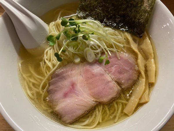 「香味そば 塩」@麺屋 白鷺 -shirasagi-の写真