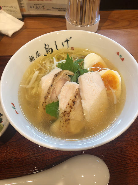 「鳥そば 金 (塩)」@麺屋鳥しげ 八田本店の写真