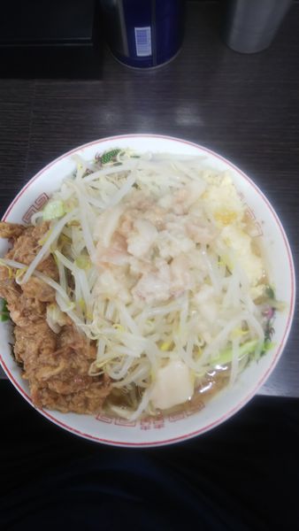 「ラーメン、ほぐし豚」@ラーメン二郎 川越店の写真
