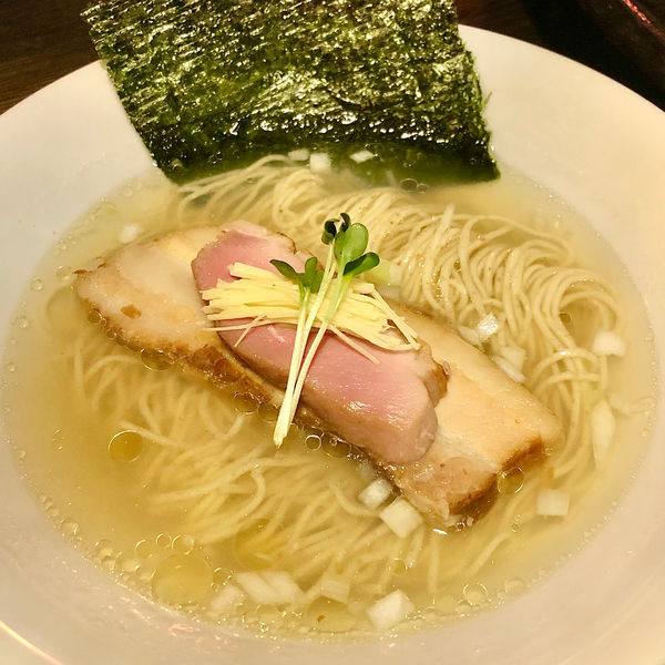 「ぬちまーす塩そば900円」@中華そば ひしおの写真