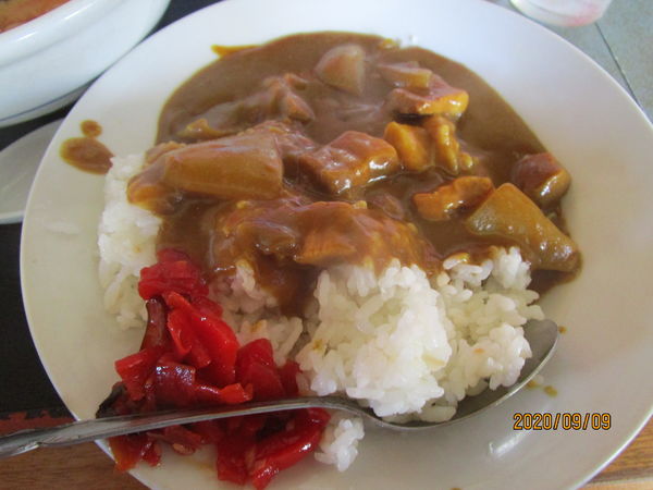 「カレーライスとラーメンのｓｅｔ 700円」@中華料理 山久の写真