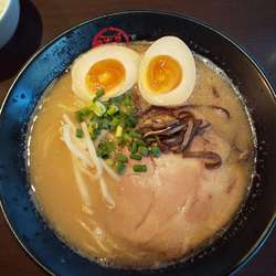 博多豚骨ラーメン（味玉付き）