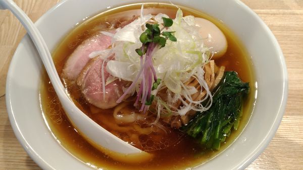 「手揉み中華そば味玉入り」@中華ソバ ビリケンの写真