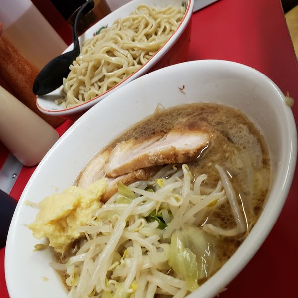 「つけ麺小、生姜」@ラーメン二郎 湘南藤沢店の写真