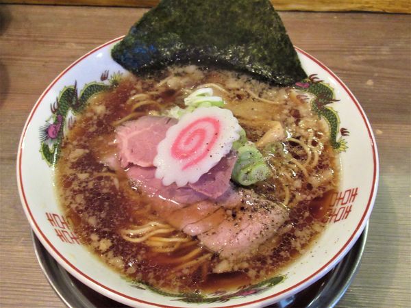 「醤油メン（500円）」@アイアン麺の写真