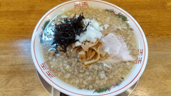 「中華そば850円」@背脂煮干中華そば 我武者羅 初台店の写真