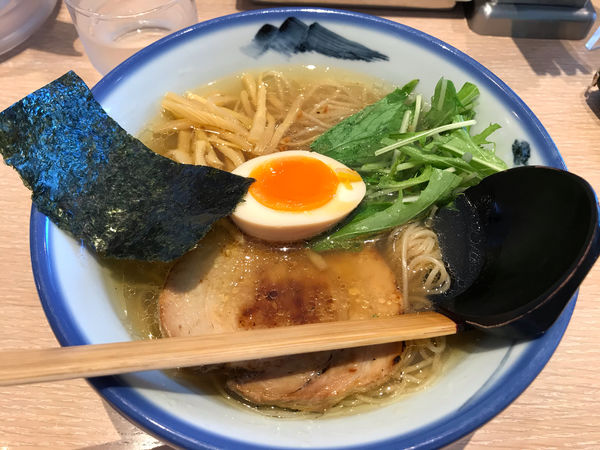 「柚子塩らーめん固め1,080円」@AFURI グランベリーパーク店の写真