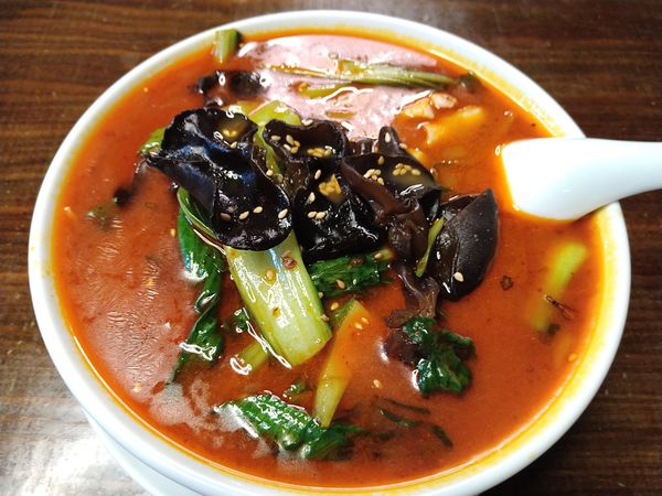 「麻辣湯 6辛 3品 中華麺」@中国料理 壱龍釜の写真