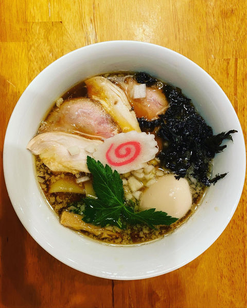 「ワハハ煮干特製そば」@中華そば ムタヒロ 大阪堺東店の写真