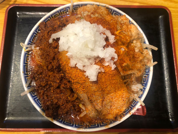 「旨辛角ふじそば」@つくば麺屋こうじの写真