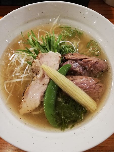 「だしが命の塩らーめん」@だしが命の塩らーめん ぎょぎょぎょ 本町店の写真