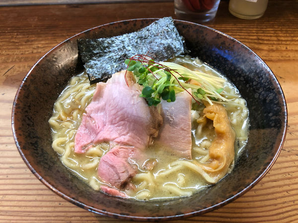 「濃厚牡蠣ソバ」@貝だしラーメン 貝ガラ屋の写真