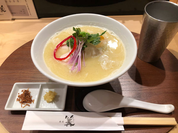 「鶏白湯SOBA」@銀座 篝 本店の写真