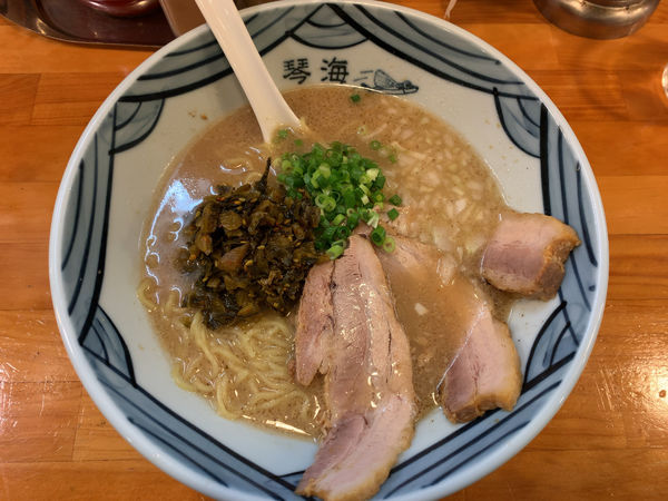 「高菜らーめん830円」@長崎らーめん 琴海の写真