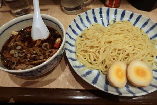 「つけ麺　600円に味玉トッピング　100円」@肉厚わんたん麺と手作り焼売 ら麺亭 浅草支店の写真
