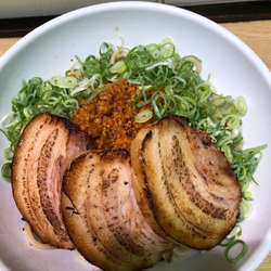 台湾まぜ（大盛）　肉増２枚（全部バラ焼き）