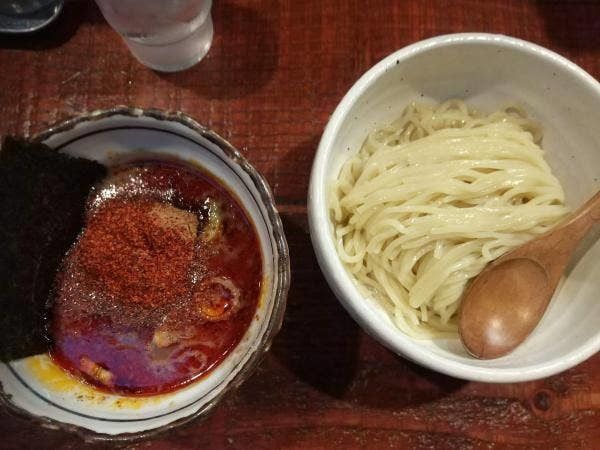 「辛魚魚つけ麺」@麺処 井の庄 立川店の写真