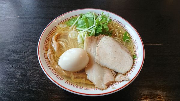 「中華そば(しお)大盛 850円+味玉100円」@麺屋 京介の写真