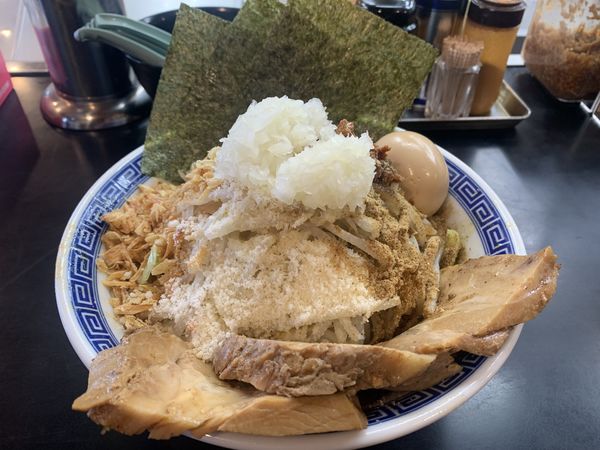 「まぜそば」@山勝角ふじ 南流山店の写真