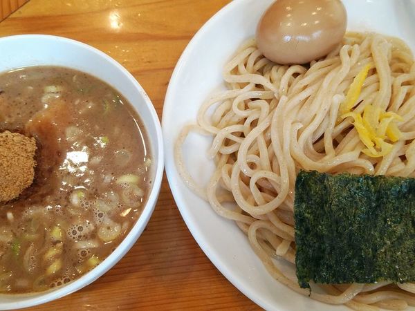 「味玉つけそば」@下町中華そば すずめ食堂の写真