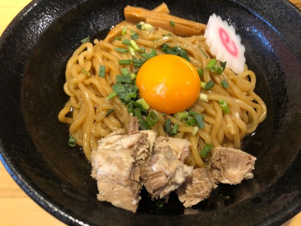 「コテそば並」@油そば専門店 斬の写真