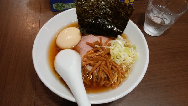 「中華そば¥750+味玉¥100-」@煮干し中華そば 山形屋の写真