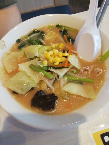 「青菜野菜ちゃんぽん」@丸源ラーメン 土浦店の写真