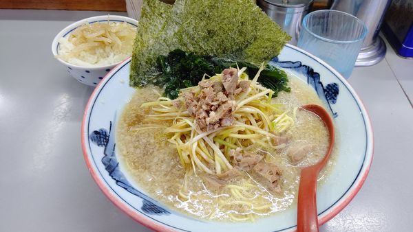 「ネギラーメン&朝サービスライス」@ラーメンショップ 122号騎西店の写真