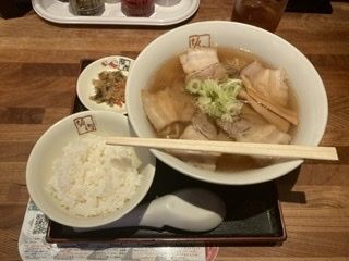 「喜多方ラーメン 特価¥550」@喜多方ラーメン坂内 新宿パークタワー店の写真