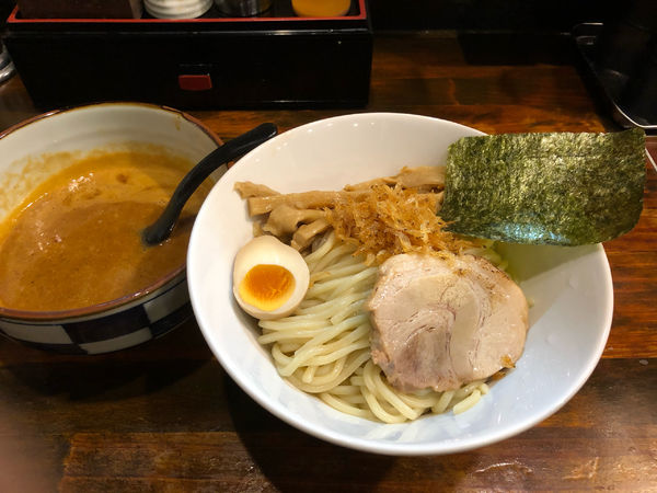 「濃魚つけ麺　辛うま」@オリオン食堂の写真
