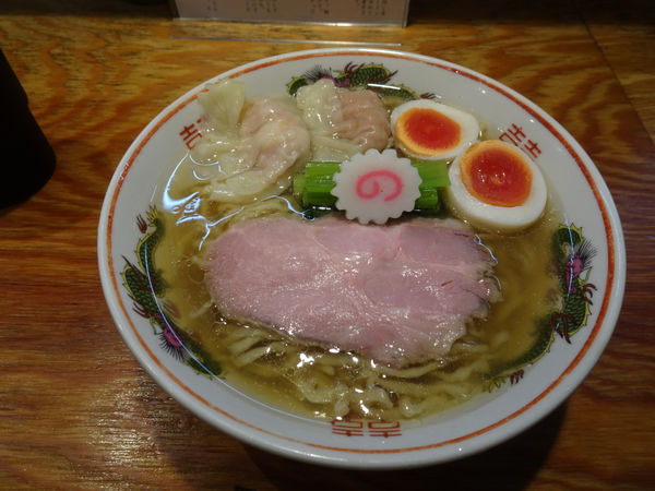 「ちょっとずつワンタン麺 1100円」@キング製麺の写真
