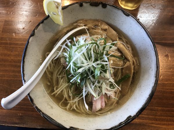 「アゴ冷やしラーメン」@塩らーめん 千茶屋の写真