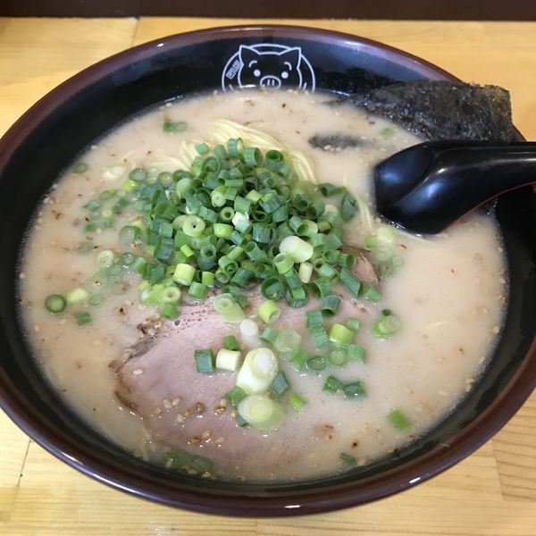 「博多ラーメン（￥600）」@博多ラーメン 長浜や 平和島店の写真