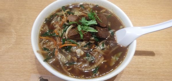 「ラム煮込みラーメン麻婆」@羊肉専門店 辰 池袋南口店の写真