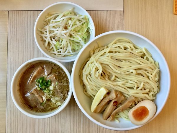 「サッポロ生ビール 黒ラベル 大瓶 → つけそば 並」@つけそば 周の写真