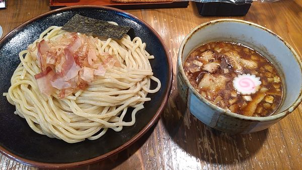「鰹宗田鯖節つけめん」@麺屋たつみ 喜心 狭山店の写真