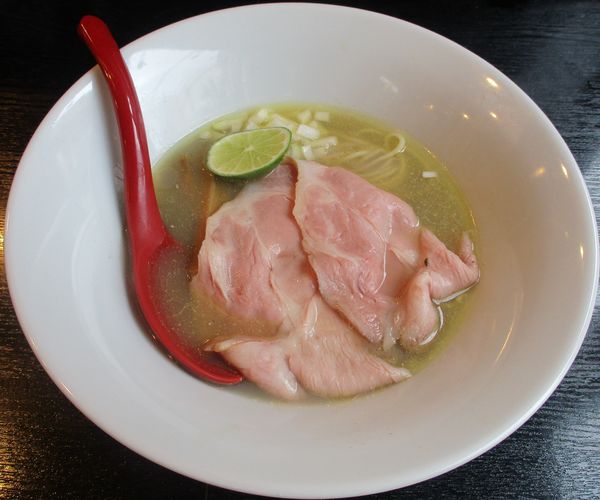 「新　貝出汁塩ラーメン　850円」@雨ニモマケズの写真