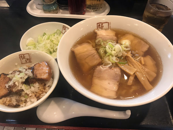 「喜多方ラーメン、ネギほか」@喜多方ラーメン 坂内 蘇我店の写真
