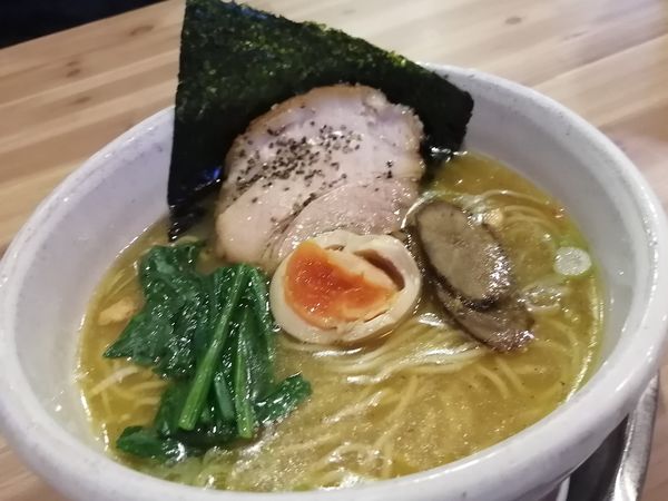 「軽井沢あってり麺しお味（細麺）¥855（大盛無料）」@あってりめんこうじの写真
