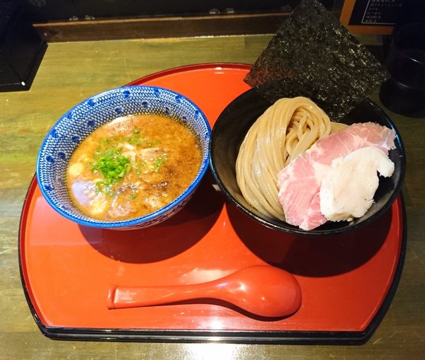 「豚骨魚介つけ麺中盛」@麺屋 食べいろの写真