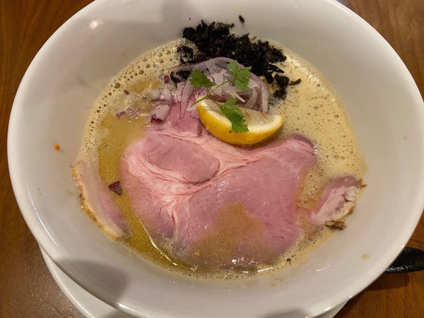 「シーフォアグラそば：900円」@中華そば 先崎の写真