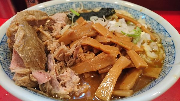 「【昼】得勢ラーメン+メンマ」@自家製中華そば 勢得の写真