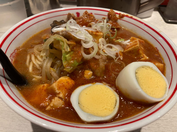 「五目蒙古　麻婆増し」@蒙古タンメン 中本 新宿店の写真