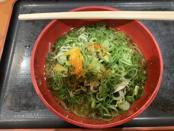 「九条ねぎそば 741円+tax」@第1ベイサイドの写真