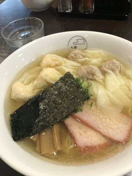 「特製ワンタン麺（白だし）」@八雲の写真