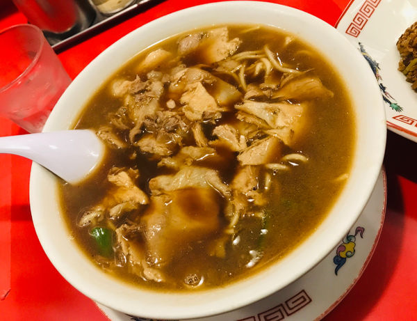 「中華そば＋ヤキメシ1/2」@末廣ラーメン本舗 仙台駅前分店の写真